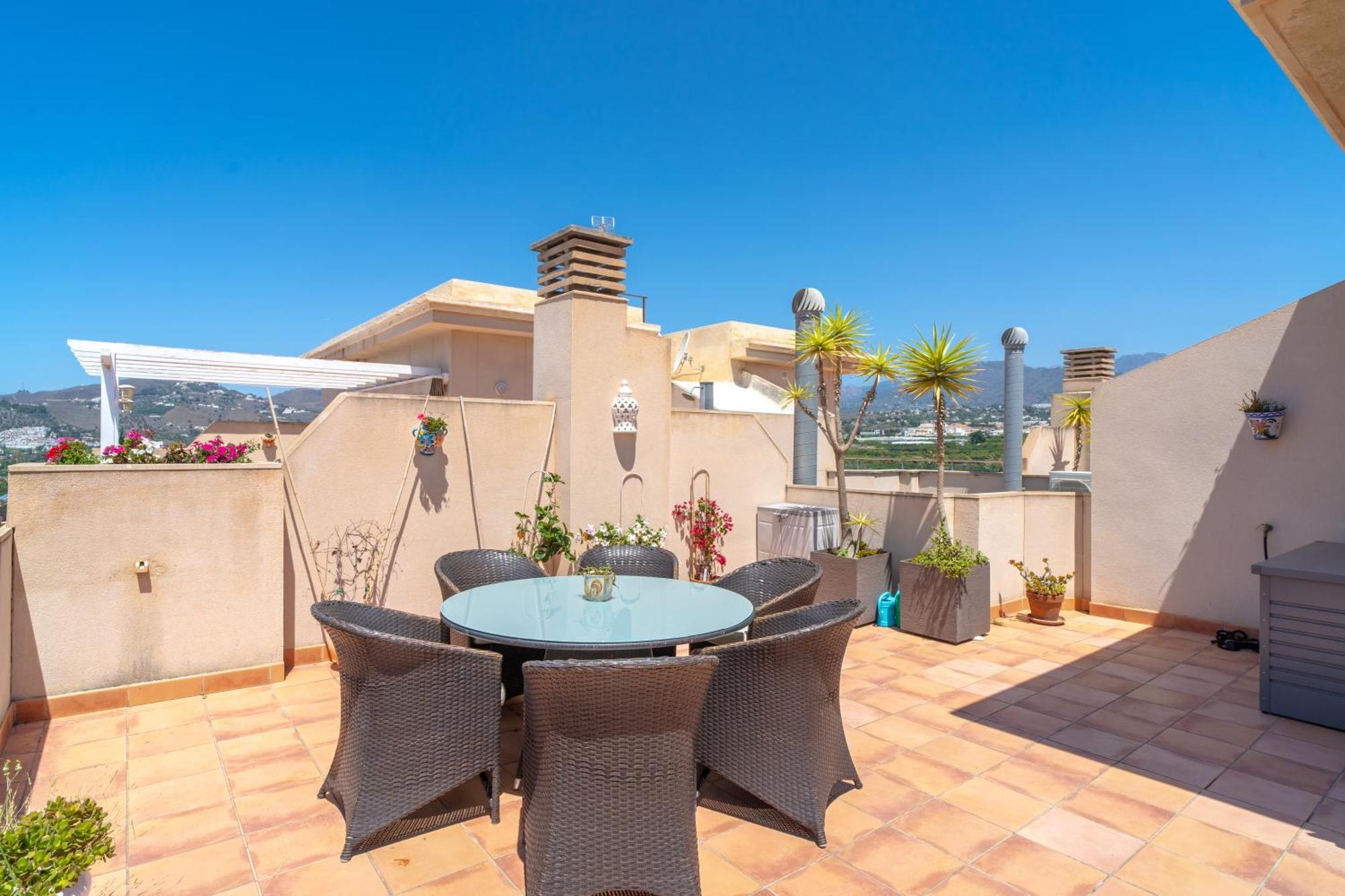 شقة Penthouse Mirador 5B Casasol نيرخا المظهر الخارجي الصورة